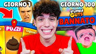 100 GIORNI DI SCHERZI ESTREMI AI MIEI AMICI su STUMBLE GUYS!!