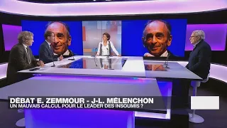 Éric Zemmour face à Jean-Luc Mélenchon : le débat qui crispe la gauche • FRANCE 24