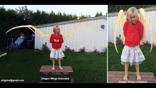 Articulating Wings for How to Train Your Dragon Toothless Wings.