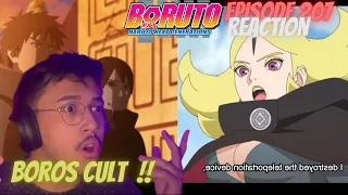 DELTA IN ACTION ?! BORO'S CULT ! BORUTO EPISODE 210 REACTION