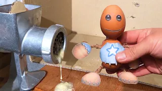 Buddy Antistress vs Meat Grinder. Kick the Buddy in real life. DIY