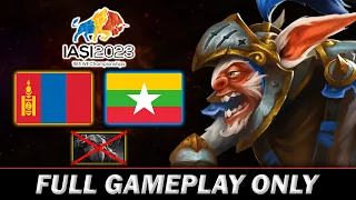 Myanmar VS Mongolia - Meepo Carry Gamers8 IESF Asian Championship - Full Gameplay Meepo #465