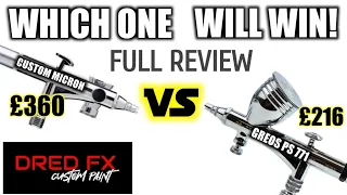 AIRBRUSH REVIEW  CUSTOM MICRON VS MR HOBBY PS771