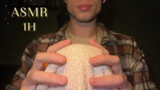 ASMR | 1 HOUR Wind Towel Sounds 💨 Background ASMR for sleep, relax, study & work (No Talking)