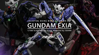 【SDARK】MG1/100 EXIA REPAIR 机动战士高达00能天使 Gunpla Custom Build