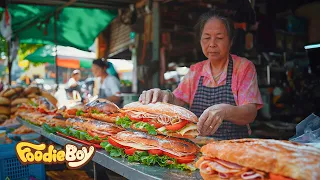 Laos Street Food Compilation | Sandwich, Burger, Roti