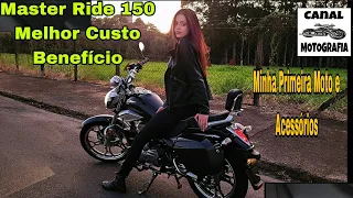 Porque a Master Ride 150 Haojue é um excelente custo benefício Acessórios 2023 Chopper Road