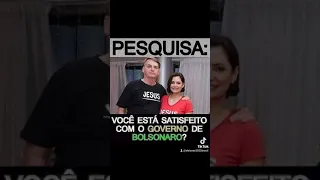 Pesquisa: Você está satisfeito com o Governo do presidente Jair Bolsonaro? |Eleições 2022