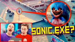 СРОЧНО! SONIC.EXE НАПАЛ НА НАС ! МОЙ ДРОН СНЯЛ РЕАЛЬНОГО SONIC.EXE **он существует** Серия 1