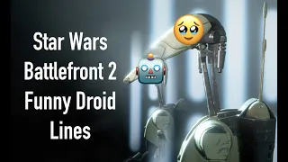 Battle droids being wholesome for 1 minute |  Star Wars Battlefront 2