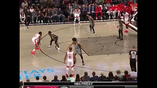 James Harden Crosses Kyrie Irving