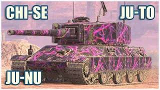 Chi-Se, Ju-To & Ju-Nu • WoT Blitz Gameplay