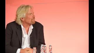 Richard Branson speaking at the London Business Forum in 2008