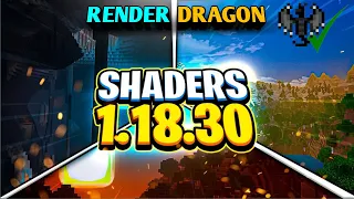 BEST MCPE Shader Working On 1.18.30 Update || Render Dragon Shader For MCPE ||