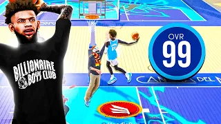 MY 99 OVR SLASHING PLAYMAKER BUILD IS UNSTOPPABLE IN NBA 2K22! BEST FINISHING BADGES + BEST BUILD!