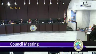 City of Riviera Beach, FL. TV Live Stream: Council Meeting December 18th*, 2019