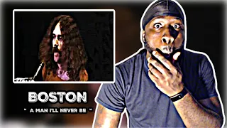 WHO IS THIS MAN SINGING?! First Time Hearing! Boston - A Man I'll Never Be (Official Video) REACTION