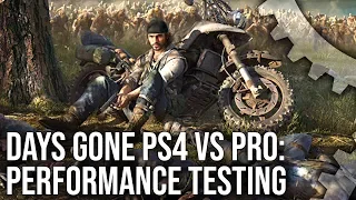 Days Gone PS4 vs PS4 Pro: Performance/ Frame-Rate Tests