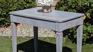 Painting  & refinish Shabby chic,  rustic & farmhouse furniture for beginners. Easy Diy makeover.