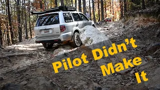 Off-road Pilot couldn't complete Dickey Bell (Jeep and RZR made it though)