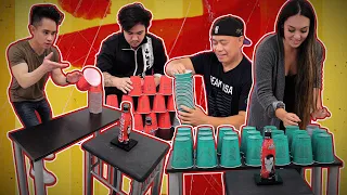 Combo Cups - 4 Party Games In 1 (Fun Team Challenge!)