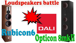 Dali Rubicon 6 vs Opticon 8 mk2