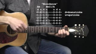 "Moondance" by Van Morrison: 365 Riffs For Beginning Guitar !!