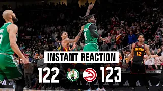 INSTANT REACTION: Dejounte Murray drops 44 points, last-second game-winner as C's drop both to ATL