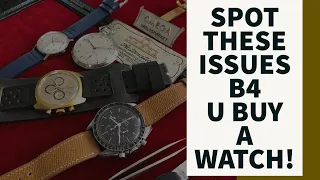 VINTAGE WATCH ISSUES THAT YOU SHOULD KNOW ABOUT BEFORE BUYING
