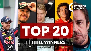 Top 20 F1 Title Winners of All Time : Speed Legends | Unveiling Insights