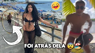 🔴 Davi Vai Atrás De Barbara Na Praia 🏖️ Mais não chega Perto por conta dos Paparazzi 😨