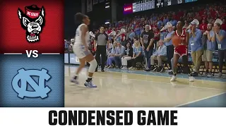 NC State vs. North Carolina Condensed Game | 2023-24 ACC Women's Basketball