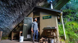 Camping In Rock Cave Shelter