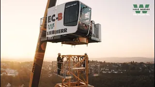 Kranaufbau Liebherr 172 EC-B Heizkraftwerk Wuppertal