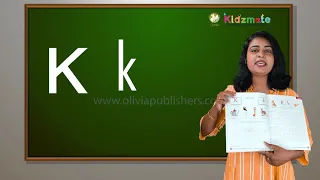 English Alphabet 'K' (Read and Write) - Kidsmate LKG Term 2 English - Digital Education Program.