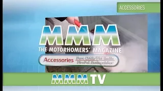 MMM TV motorhome accessories – DAB radio and fire extinguisher