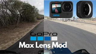 GoPro 10 Max Lens Mod Comparison on Motorcycle