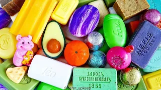 ASMR soap opening  HAUL Unpacking soap and bath bomb. Satisfying video no talking for relax