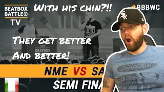 [Industry Ghostwriter] Reacts to: NME vs SARO- LOOPSTATION semi- final- 5th Beatbox Battle 😳