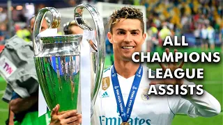 Cristiano Ronaldo: all 40 Champions League assists