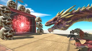 Help the Dragons Attack Hell - Animal Revolt Battle Simulator