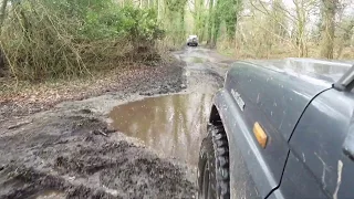 Toyota Land Cruiser Muddy Trail Offroad Green Lane 4X4 Best Moments