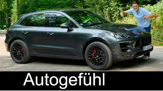 Porsche Macan GTS 3.0 V6 FULL REVIEW test driven Autobahn new neu SUV 2017