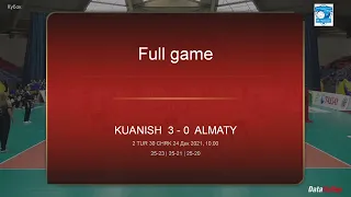 Куаныш 3-0 Алматы. 2 тур XXX ЧРК. Национальная лига. Женщины