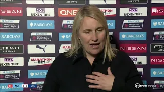 "Is 2-2 fair? I don't care! It's over!" Emma Hayes' brilliant interview after Chelsea 2-2 Man City