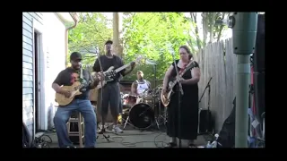 Joanna Connor. Walkin'Blues. Jim Carty BBQ.  Norwood