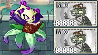 PvZ 2 - New Plant & Super Plant Level 100 Vs Super Speed Bighead Newspaper Zombie Level 100