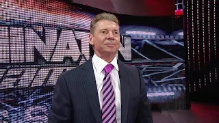Mr. McMahon addresses the WWE Universe in Nassau Coliseum