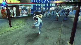 The sync on Outlaws Lullaby to Kiryus punching is overly comedic even by Kiwami 2's standards