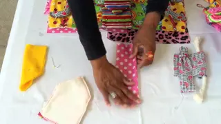 Fabric Dollhouse Purse part 1